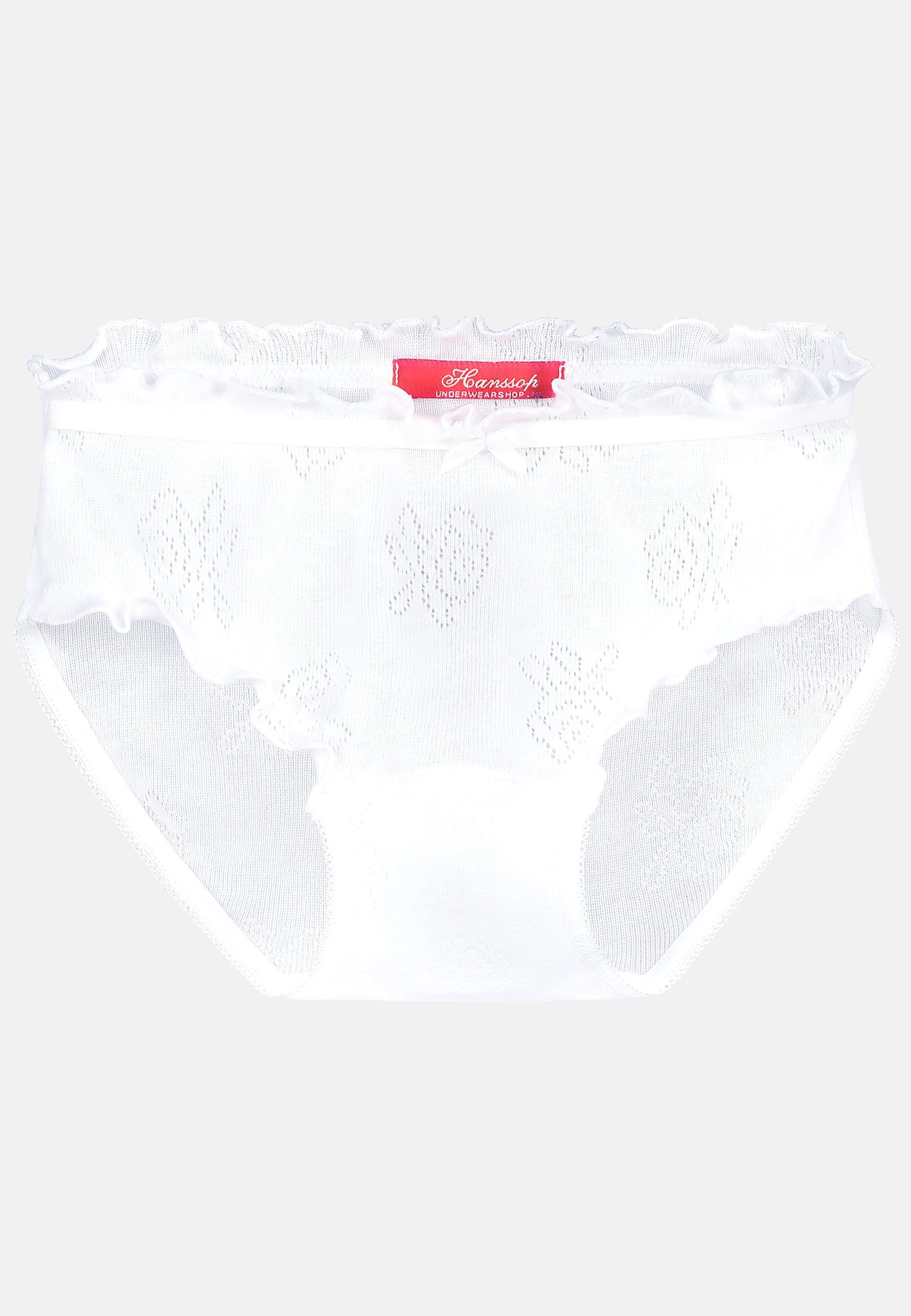 Image of Unterhose Basic, Pointelle Rose Mädchen Weiss 152