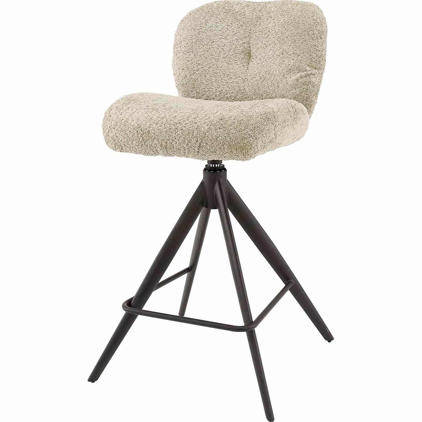 Image of Barstuhl Comfort drehbar Bouclé sand Barstuhl Comfort drehbar Bouclé sand