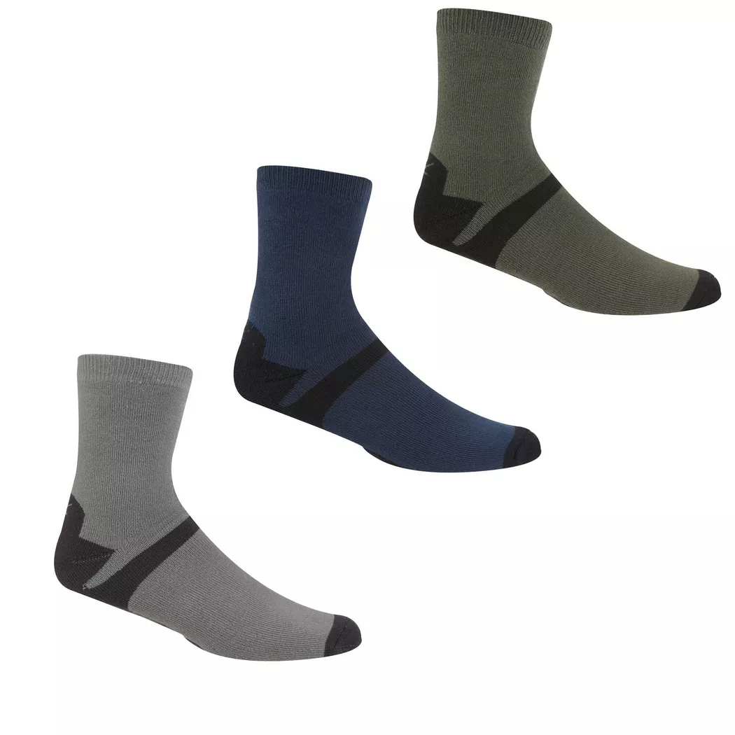 Regatta - Socquettes LIFESTYLE, Socquettes Lifestyle Lot de 3, 39.5, Gris Tourterelle