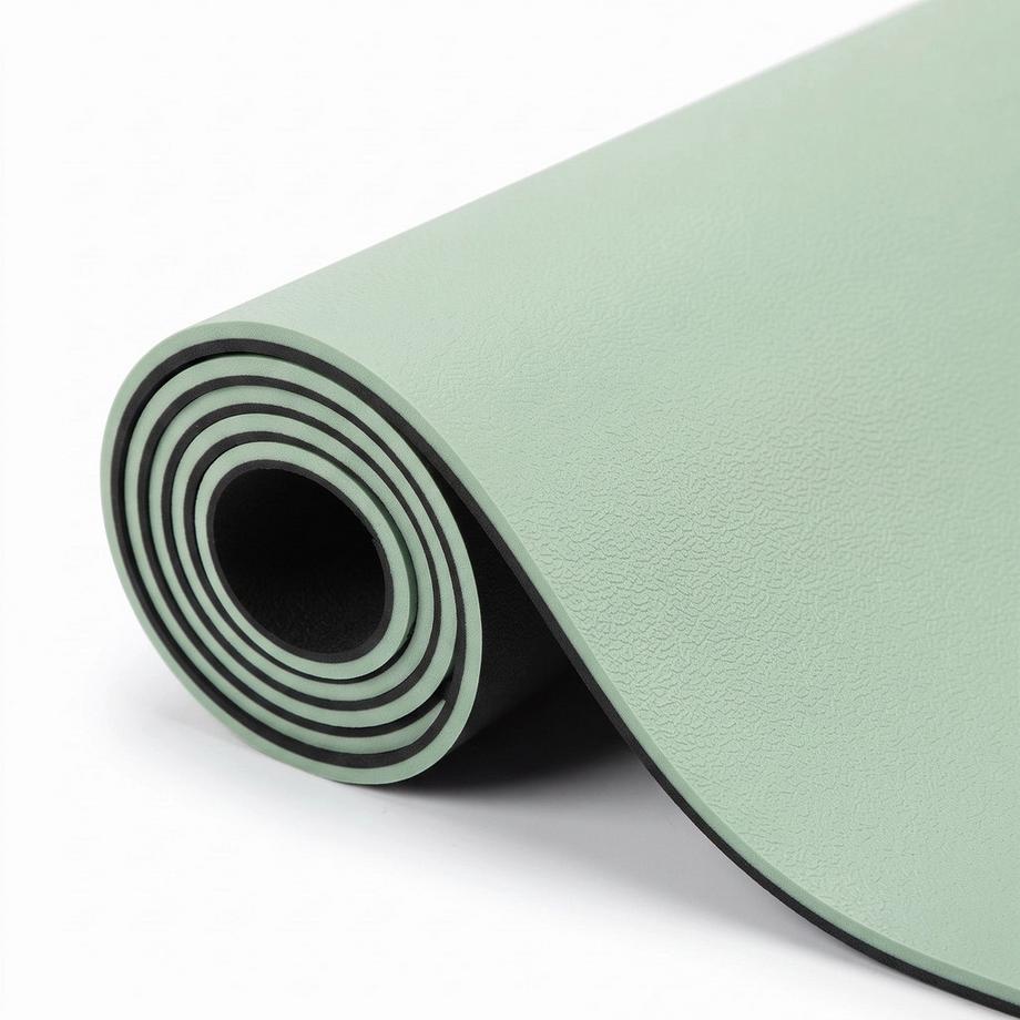 TWHEELS  Yogamatte rutschfest für Fitness & Pilates Grün 
