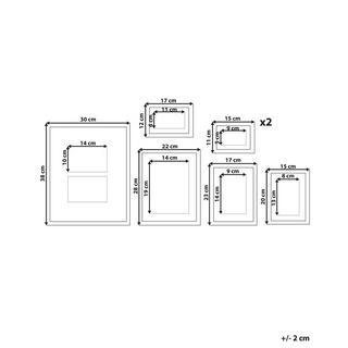 Beliani Cadre photo en MDF Scandinave ZINARE  