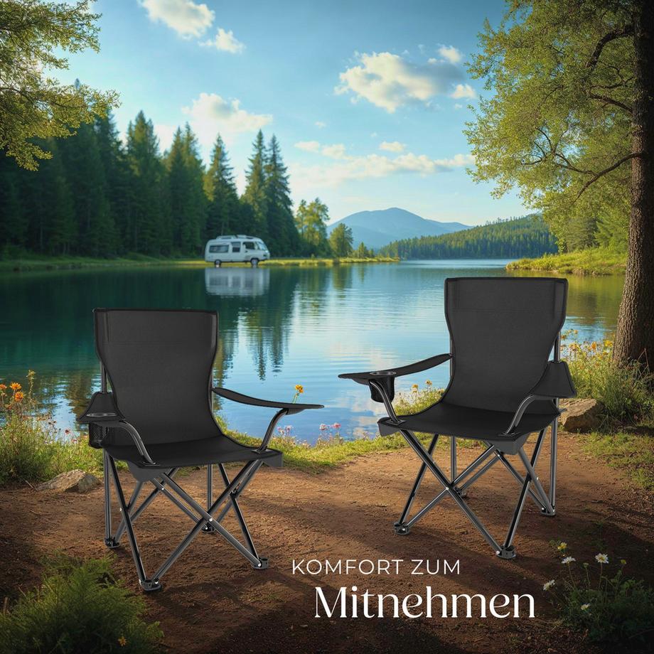 Tectake  Sedie da campeggio Gil 