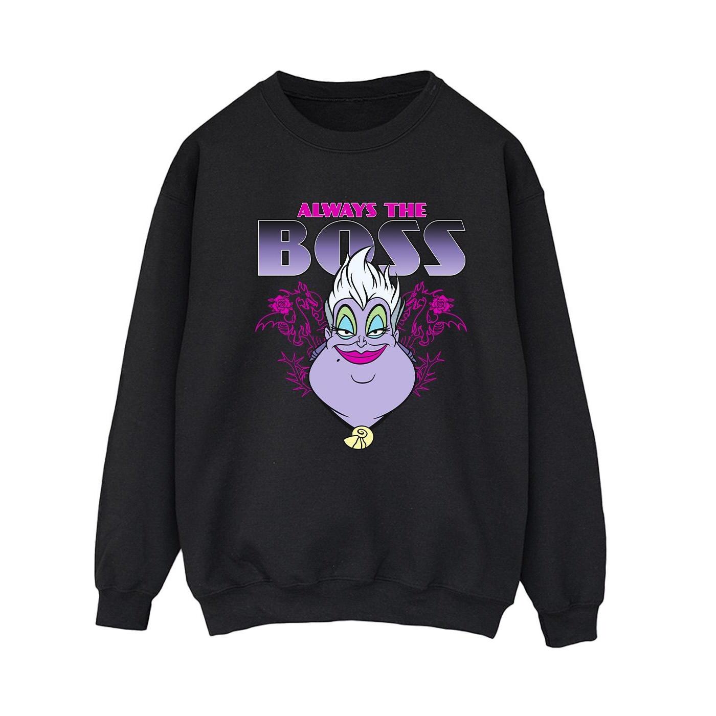 Image of The Little Mermaid Ursula Mum Is The Boss Sweatshirt Damen Schwarz L