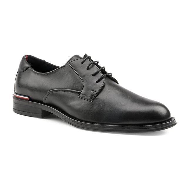 Image of Core Rwb Hilfiger Leather Shoe-42 Unisex Schwarz 42