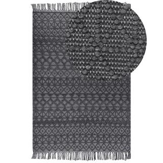 Beliani Teppich aus Wolle Boho ALUCRA  