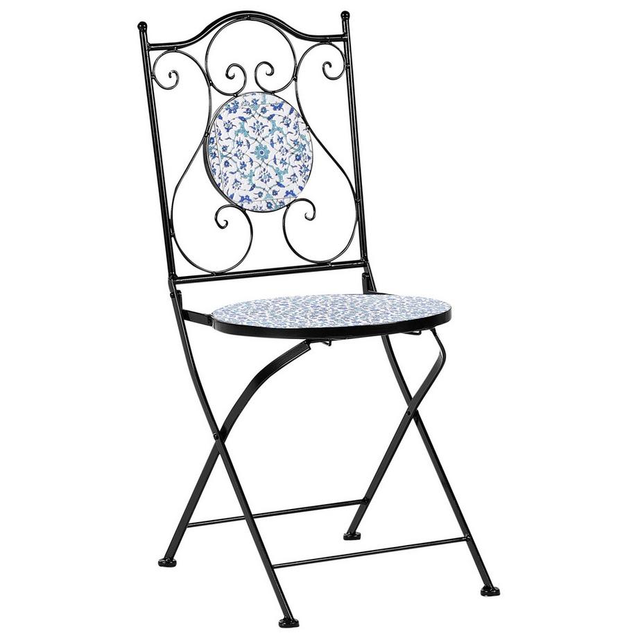 Beliani Bistro Set aus Eisen Mediterran CHAPECO  