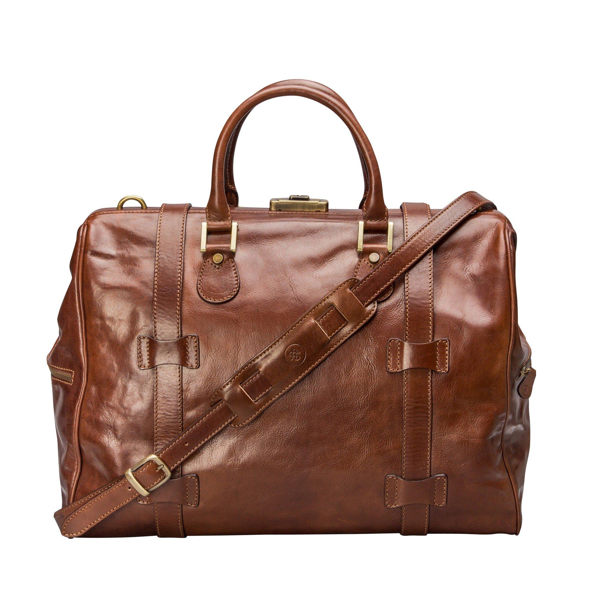 Maxwell Scott  Gassano M - Leder Reisetasche 