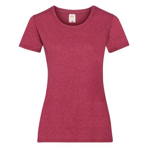 Image of Ladyfit Tshirt (5 Stückpackung) Damen Rot Bunt S