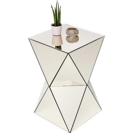 KARE Design Table d&#039;appoint Luxury Triangle Champagne  