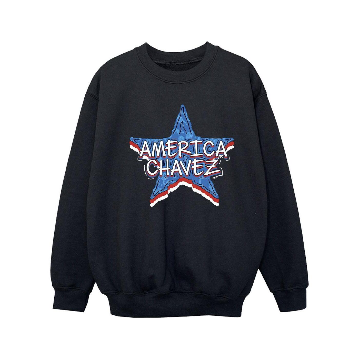 Image of Doctor Strange America Chavez Sweatshirt Mädchen Schwarz 116