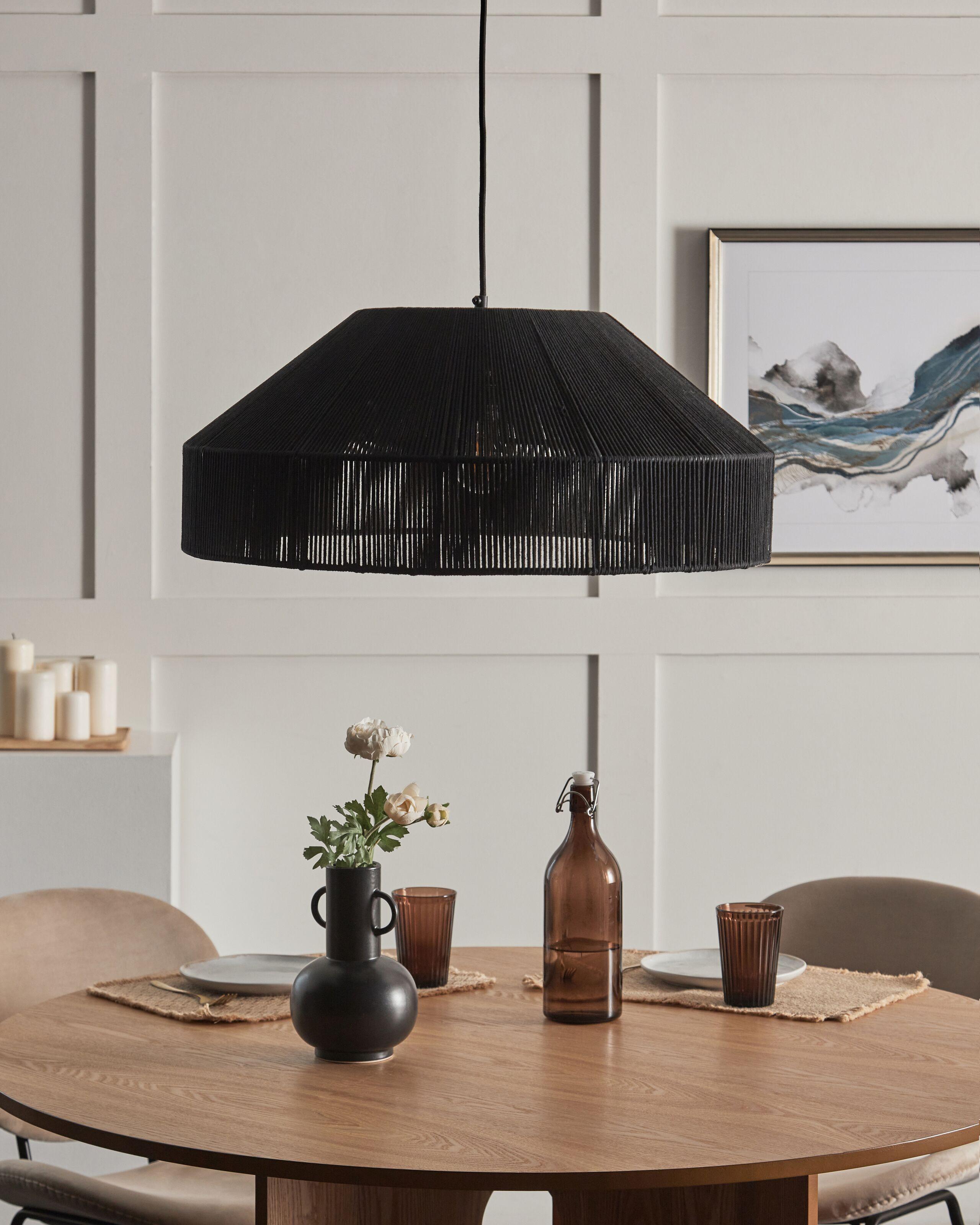 Beliani Lampe suspension en Coton Boho IGUAMO  