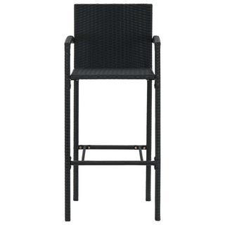 VidaXL Tabouret de bar rotin synthétique  