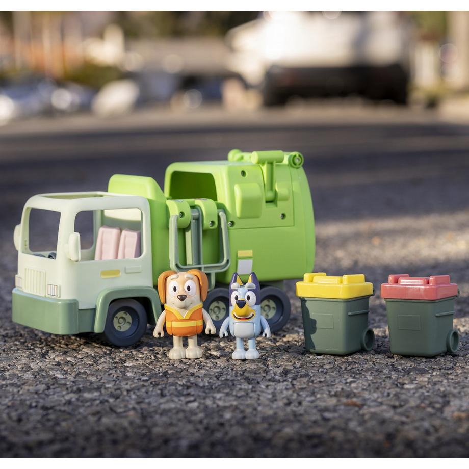 Moose Toys  Bluey Müllwagen inkl. 2 Figuren 