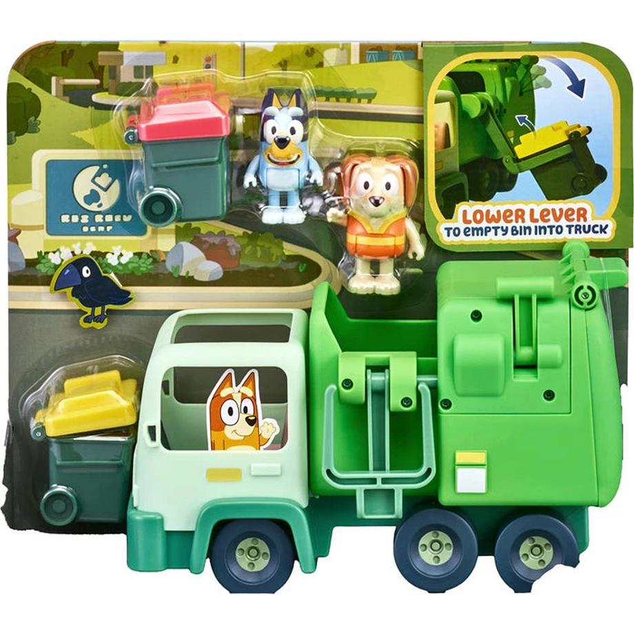 Moose Toys  Bluey Müllwagen inkl. 2 Figuren 
