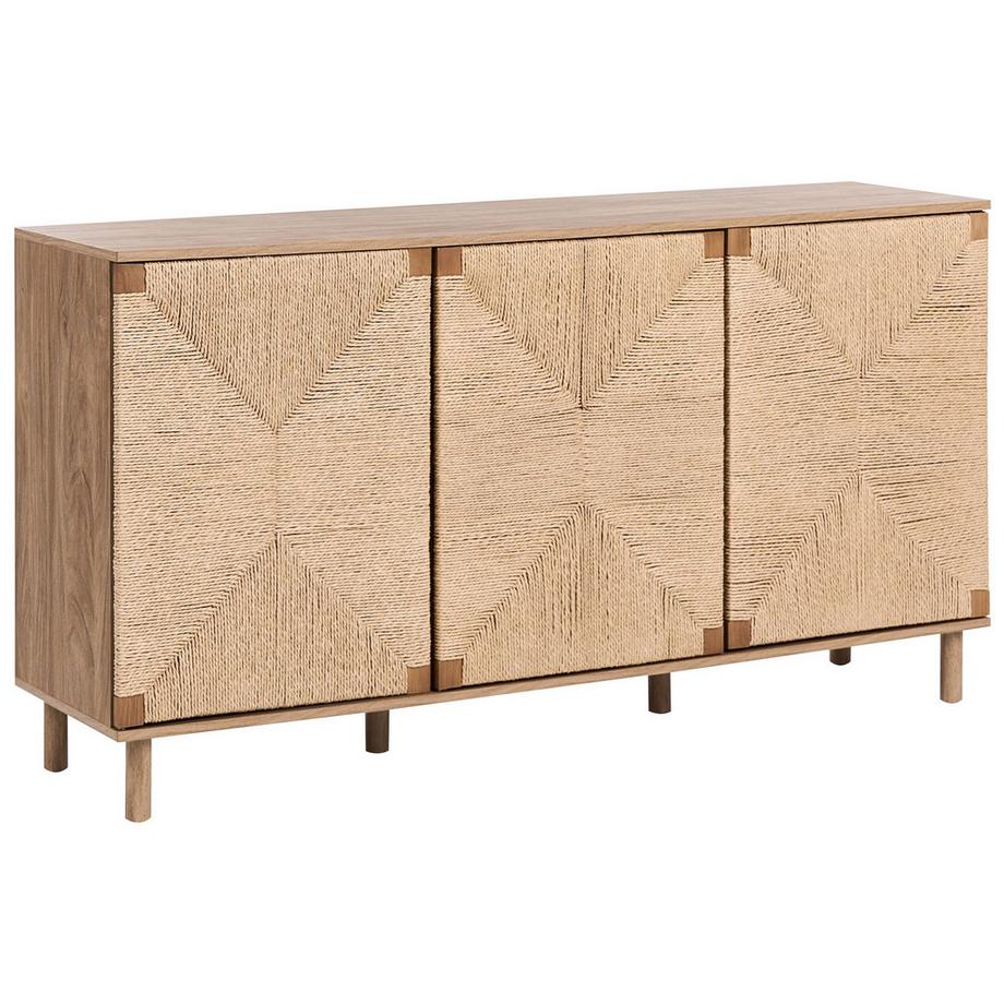 Beliani Commode 3 portes en Panneau de particules de bois Moderne BONDI  