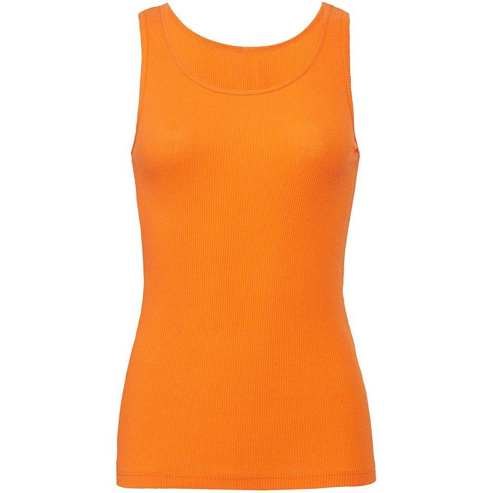 Image of Tanktop Top Oberteil, Ärmellos Unisex Orange XL