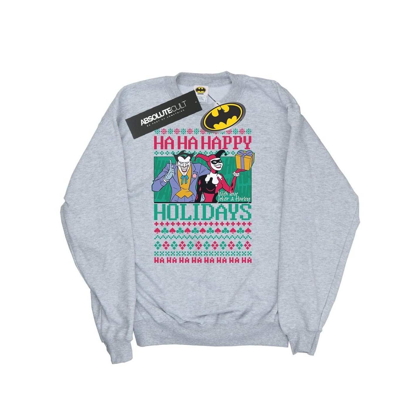 DC COMICS  Ha Ha Happy Holidays Sweatshirt 