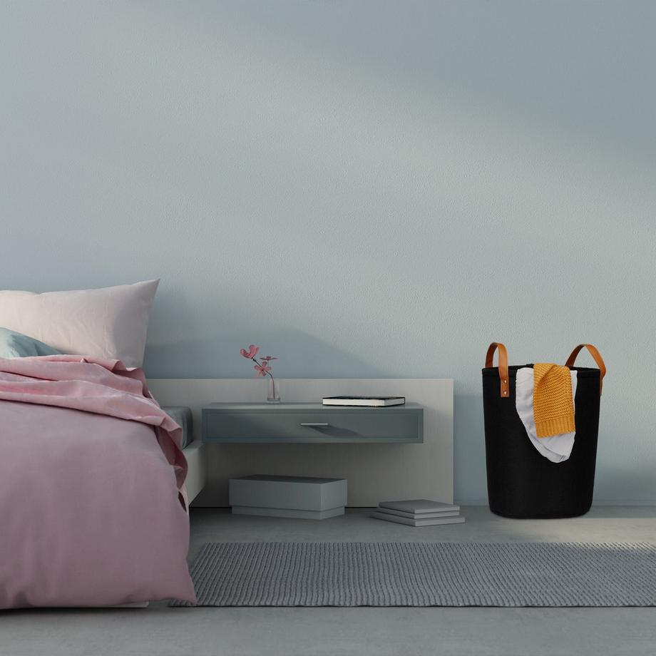 Northix Panier à linge en feutre 28 l  