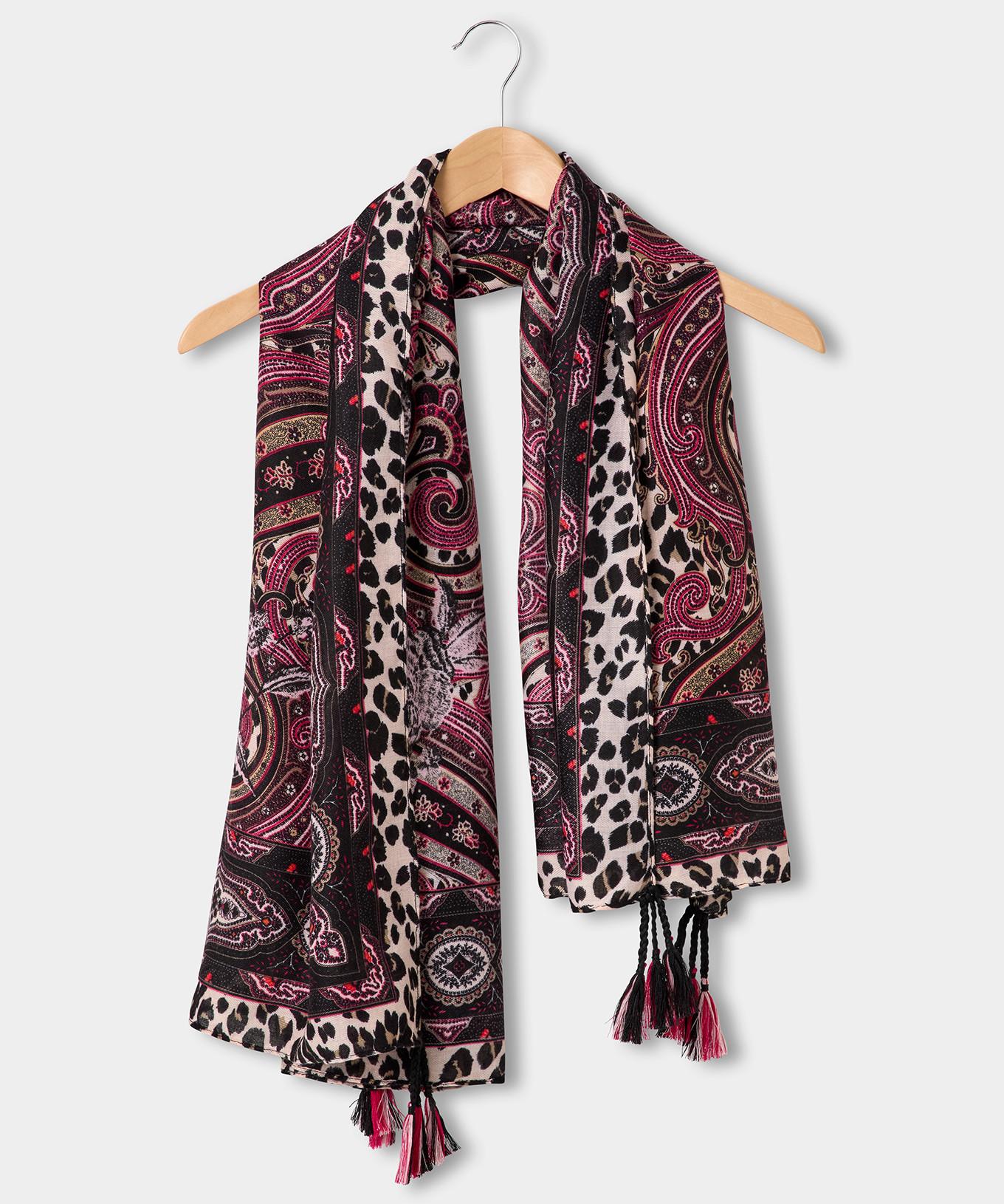 Joe Browns Sciarpa Stratificata Motivo Paisley Frange  