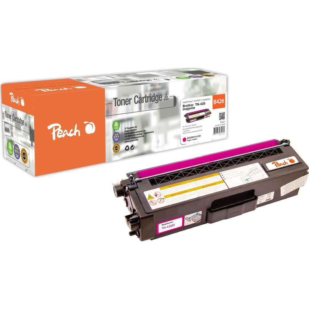 Peach  112079 (PT801) cartuccia toner 1 pz Compatibile Magenta 