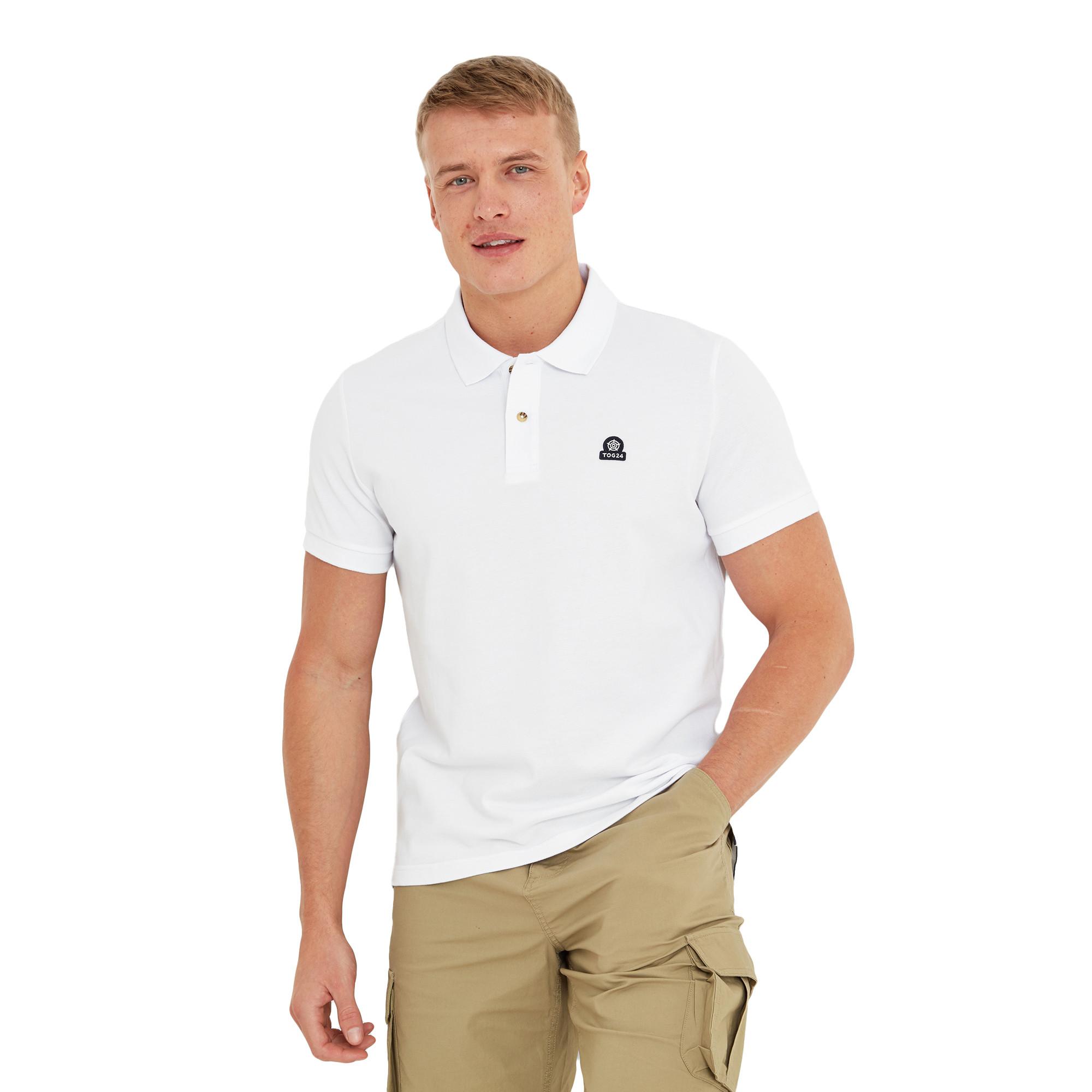 Image of Aketon Poloshirt Herren Weiss L