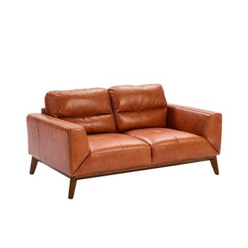 2-Sitzer-Sofa aus Büffel-Rindsleder