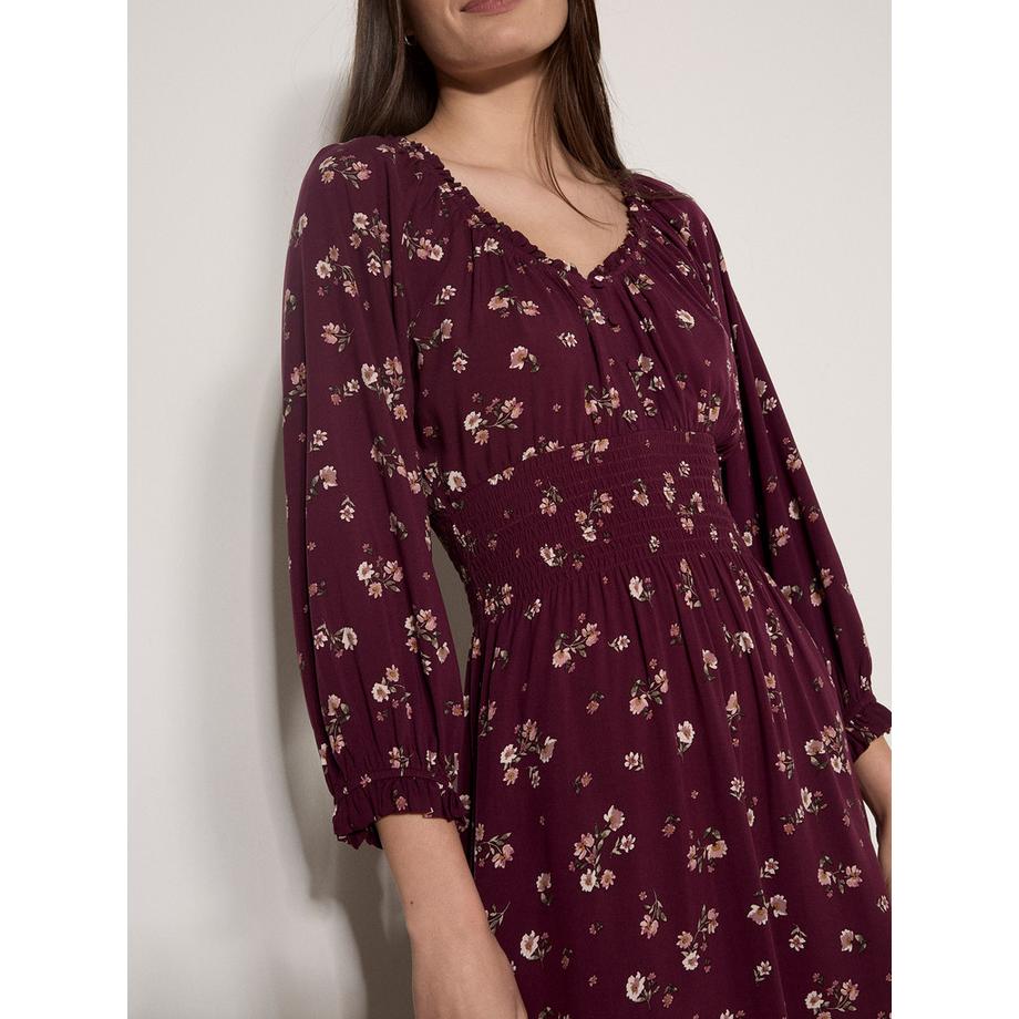 APRICOT Midi-Kleid mit Blumenmuster  