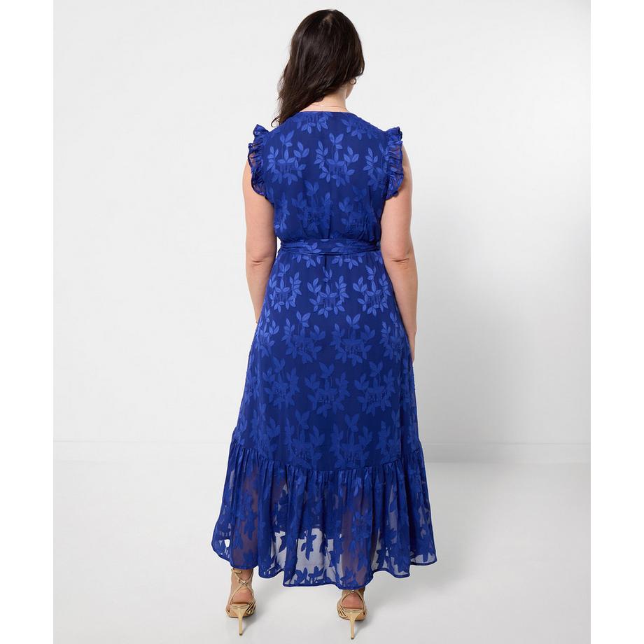 Joe Browns Robe Maxi Cache-Cœur Manches Volantées  