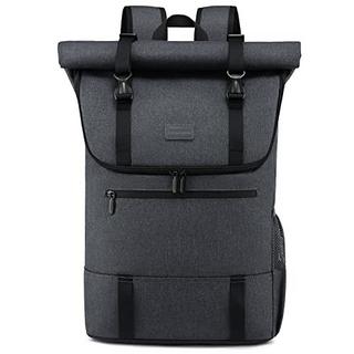 Only-bags.store Sac à dos Rolltop étanche pour ordinateur portable 17 pouces  