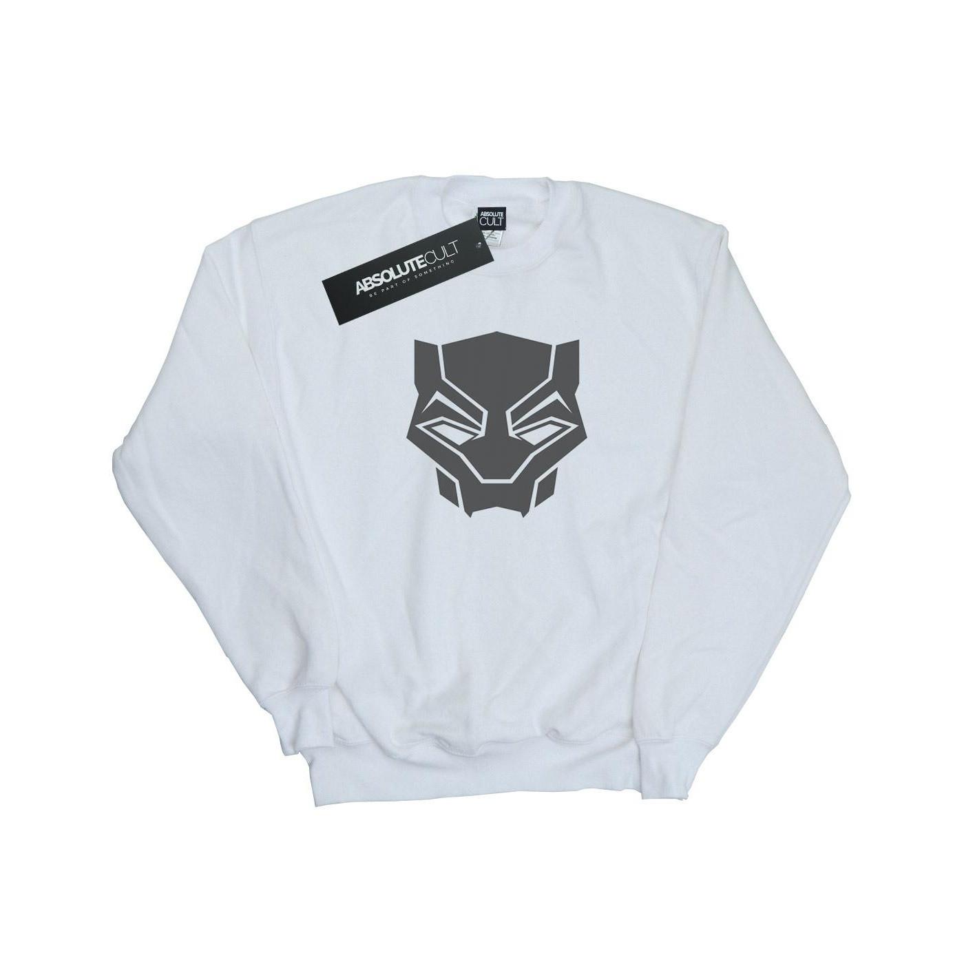 Image of Black Panther Black On Black Sweatshirt Jungen Weiss 128