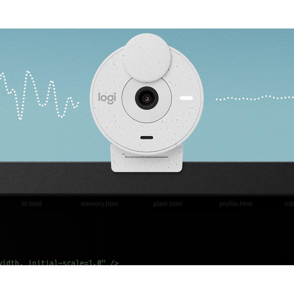 Logitech  Logitech Brio 300 Full HD Webcam – Kristallklare Bildqualität für professionelle Meetings 