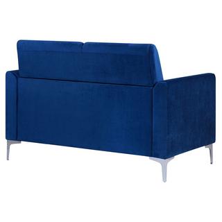 Beliani 2 Sitzer Sofa aus Samtstoff Modern FENES  