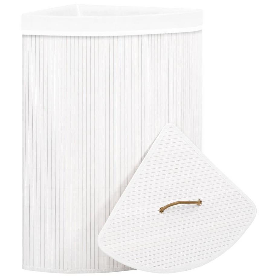 VidaXL Eck-wäschekorb bambus  