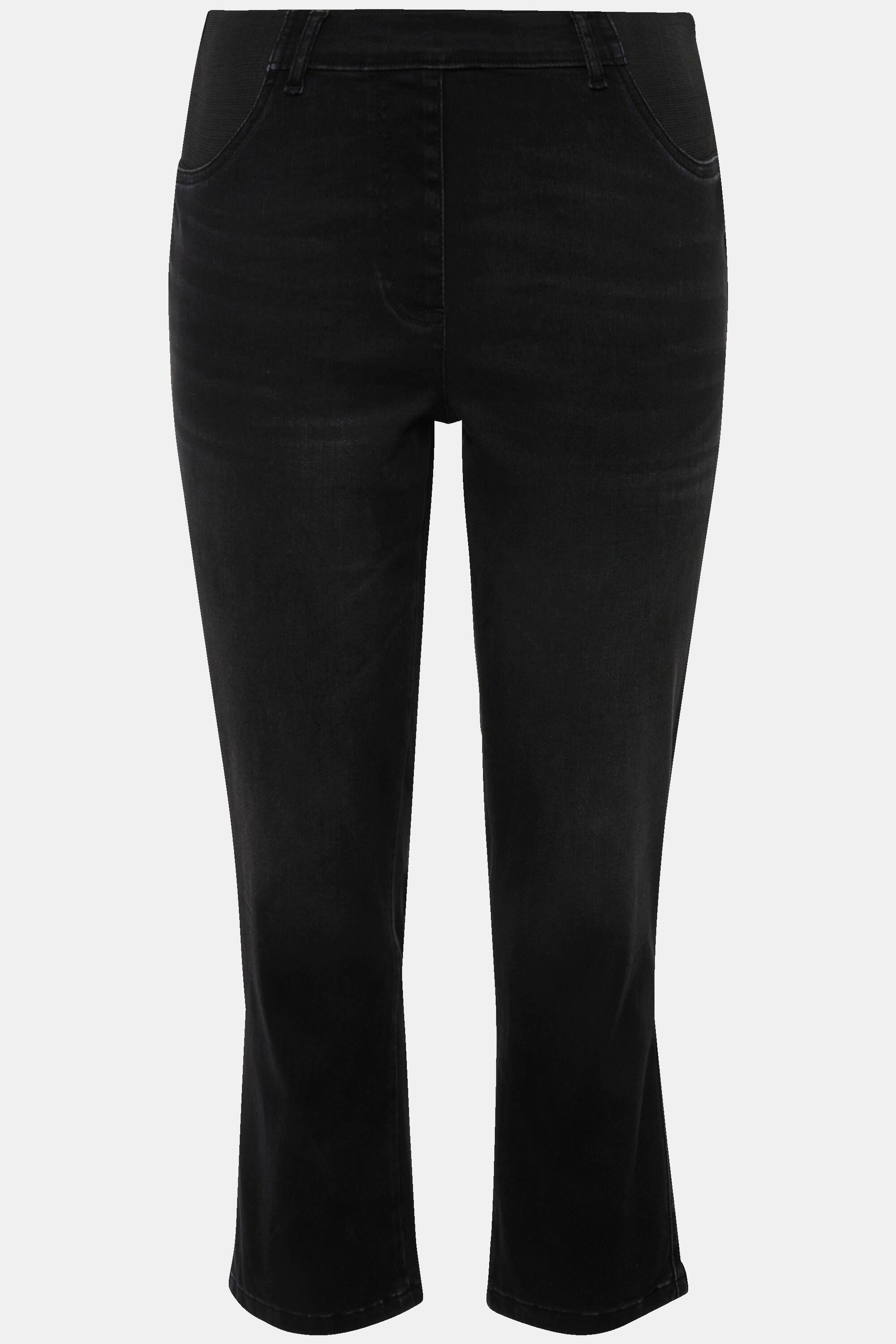 Ulla Popken  Jean 7/8 Sienna à jambe étroite, taille confortable 