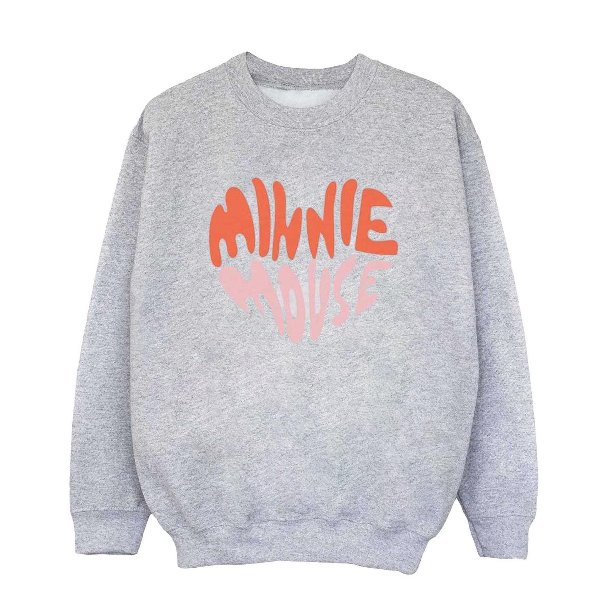 Image of Minnie Mouse Heart Shaped Sweatshirt Jungen Grau 140/146
