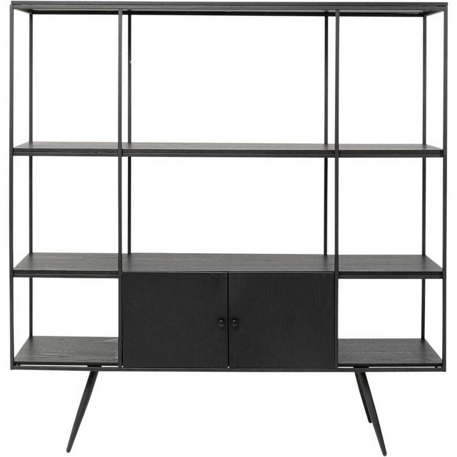 KARE Design Scaffale Cosy Sixties nero 180x183  