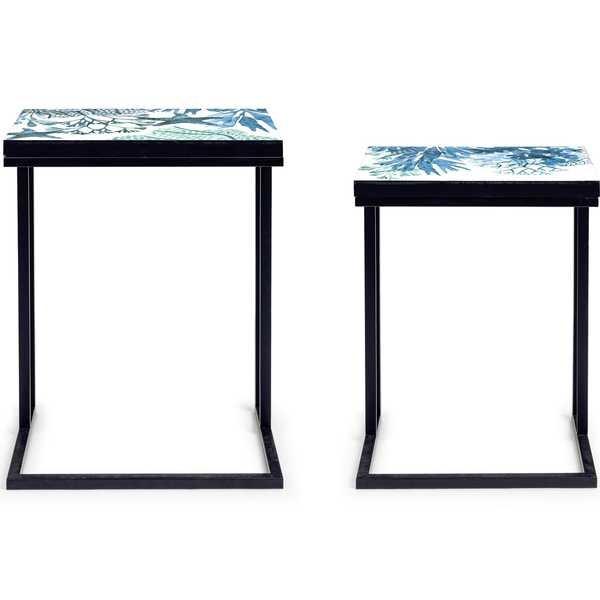 mutoni Table d'appoint Reef K03 (lot de 2)  