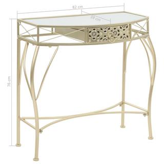 VidaXL Table d'appoint métal  