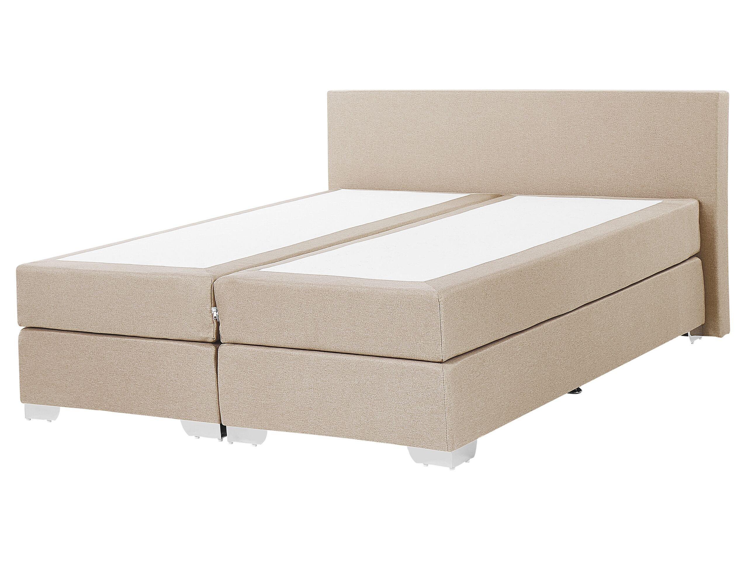 Beliani Boxspring Bett aus Polyester Modern PRESIDENT  