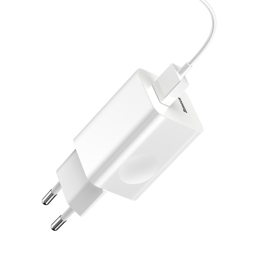 Baseus  6953156272446 chargeur d'appareils mobiles Tablette, téléphone Blanc USB Intérieure, Extérieure 