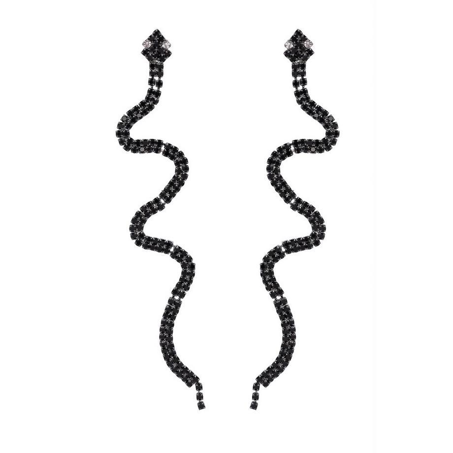 Stilvolle Schlangen-Lange Ohrringe