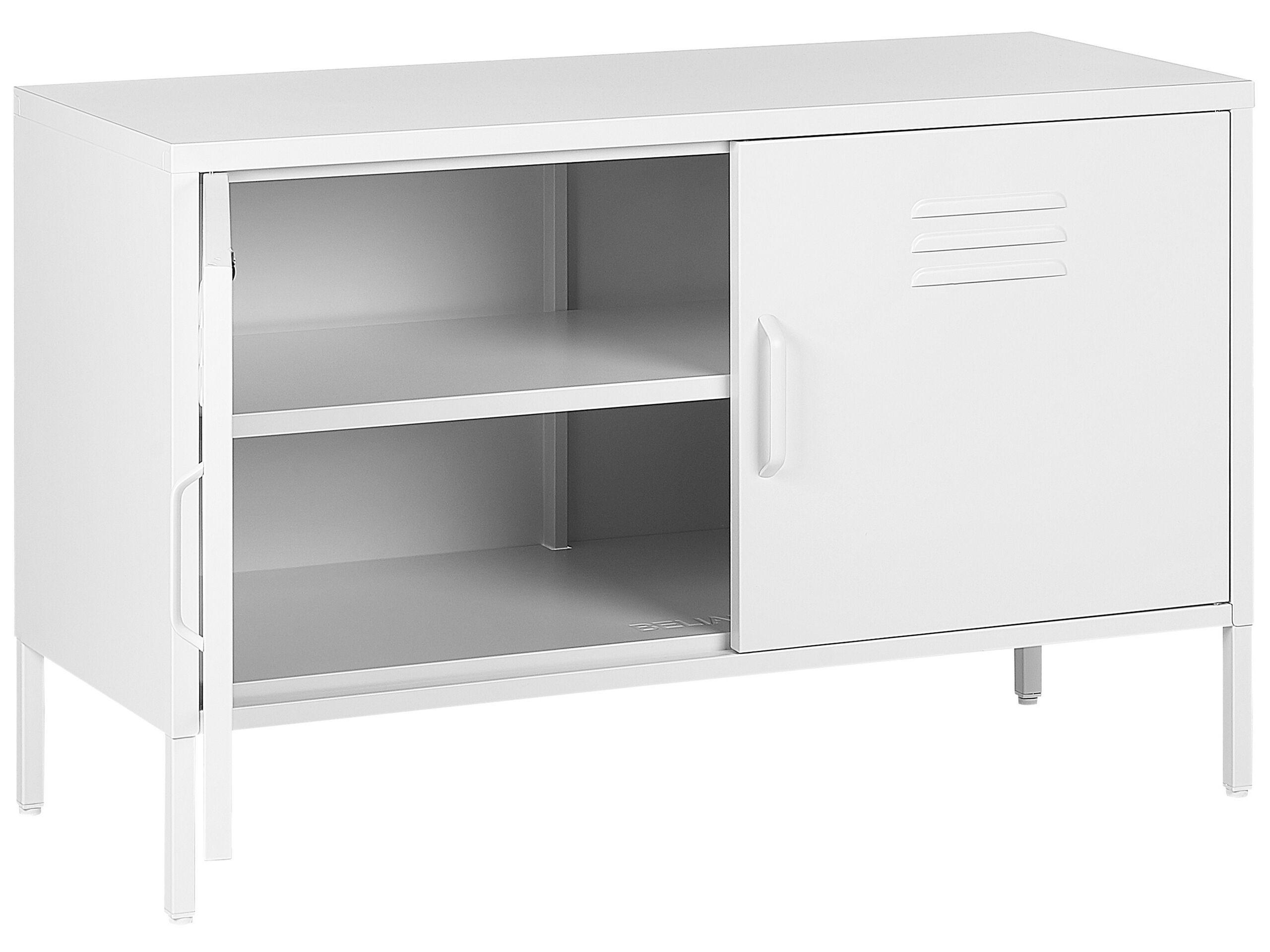 Beliani Sideboard mit 2 Türen aus Stahl Modern URIA  