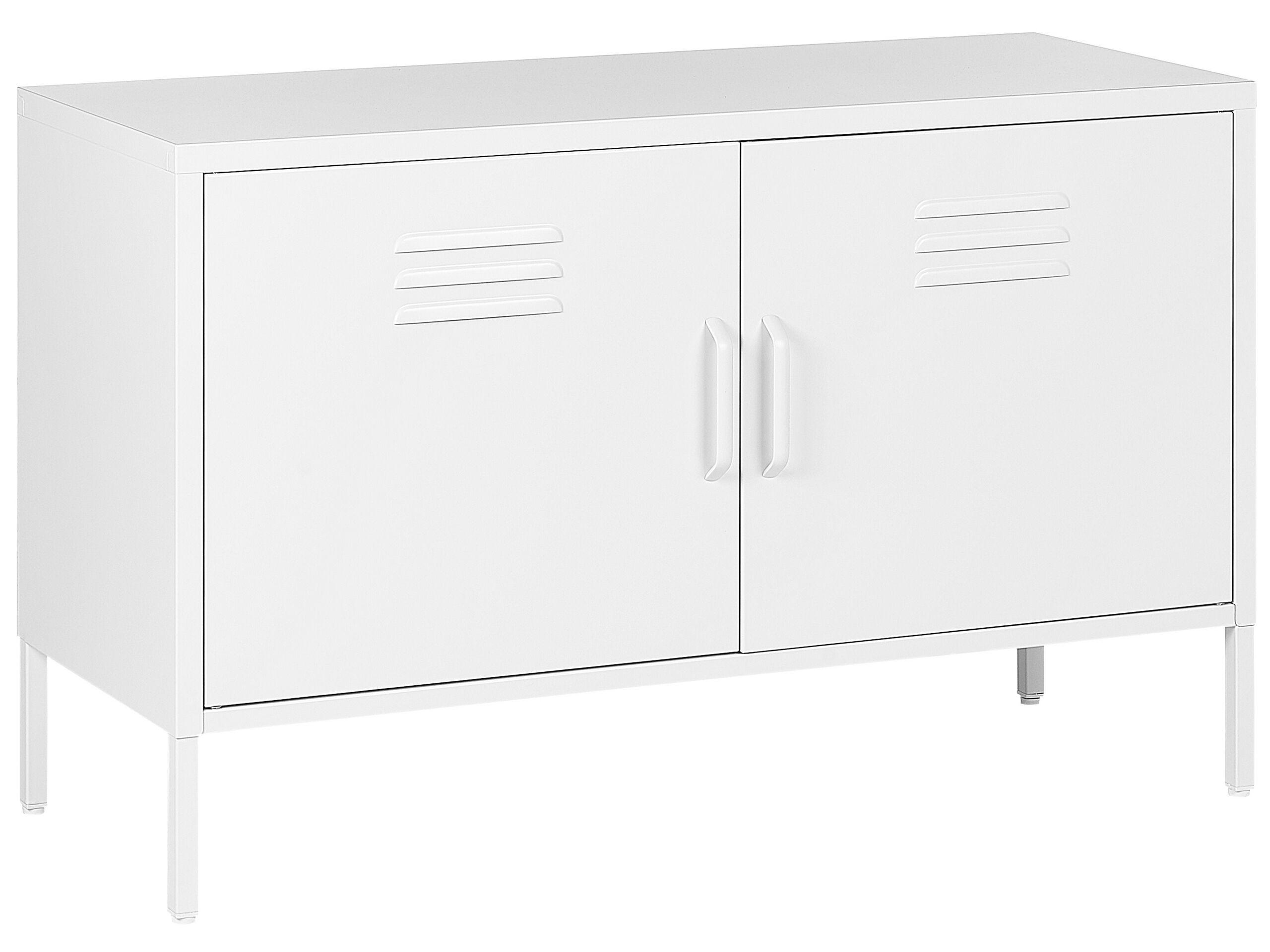 Beliani Sideboard mit 2 Türen aus Stahl Modern URIA  