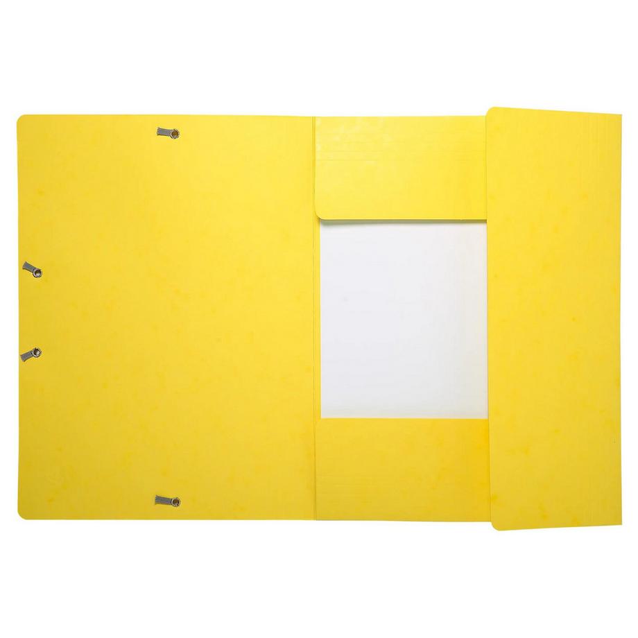 Exacompta Cartella 3 lembi con elastici Maxi capacity cartoncino lustré 425g/mq - A4 - x 50  