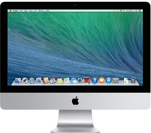 Apple  Reconditionné iMac 21,5" 2014 Core i5 1,4 Ghz 8 Go 1 To SSD Argent - Très Bon Etat 