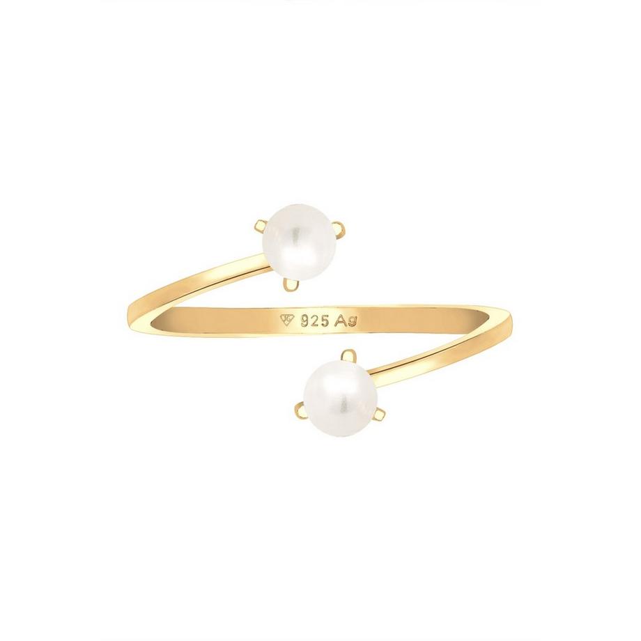 Elli  Ring Süßwasserperle Verstellbar One Size 