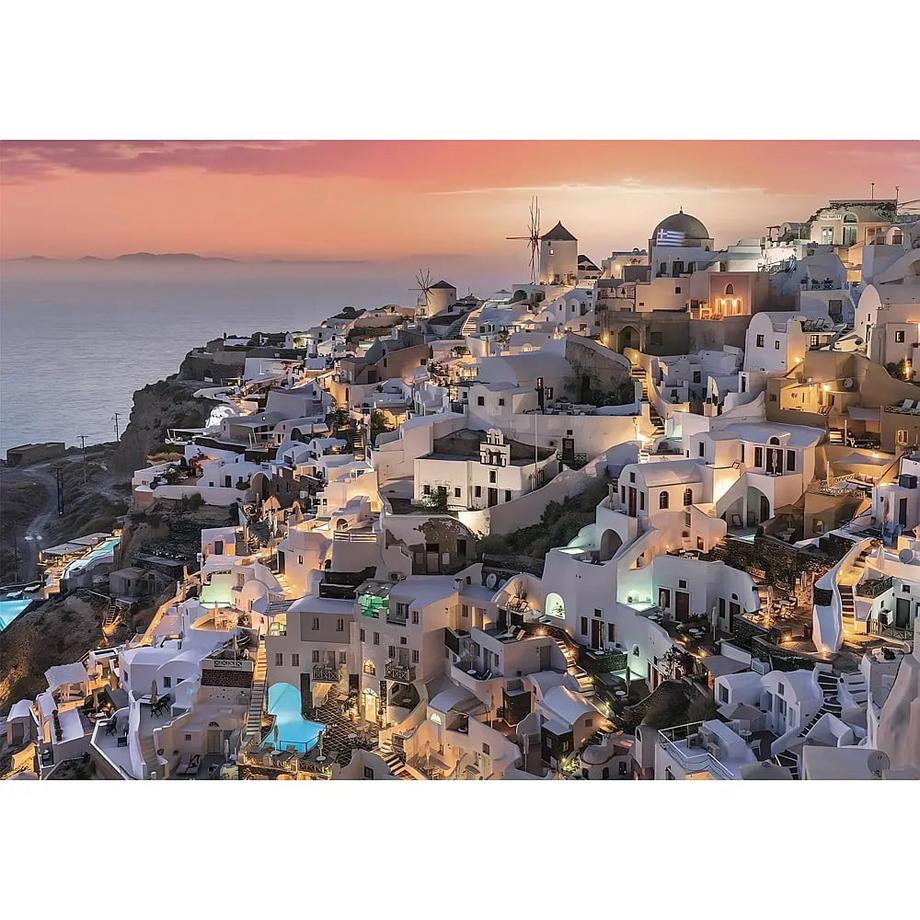 Clementoni  Puzzle Schattierungen von Santorini (1000Teile) 
