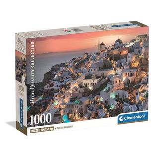 Clementoni  Puzzle Schattierungen von Santorini (1000Teile) 