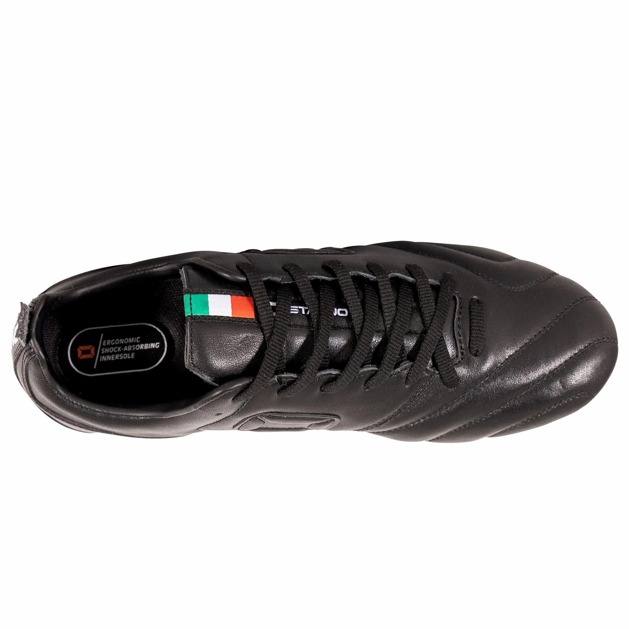 Stannol  chaussures de football terre ferme nibbio nero 