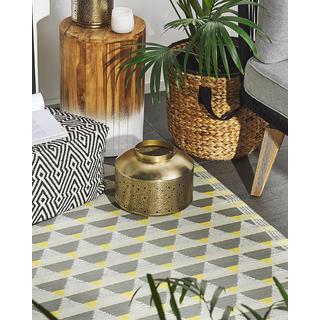 Beliani Outdoorteppich aus Polypropylen Modern HISAR  